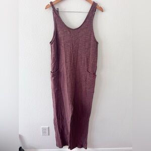 Listicle Boutique Brown Cotton Jumpsuit Sz S NWT